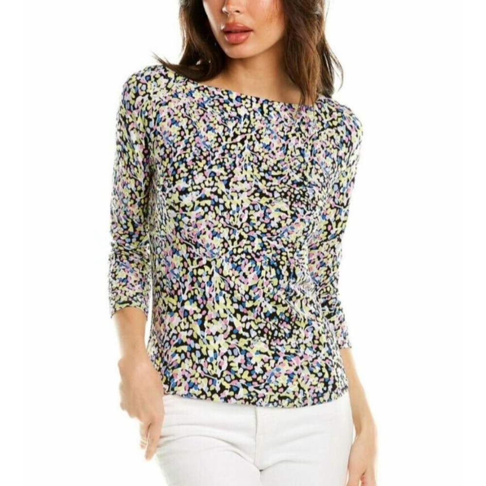 TED BAKER Normma Half Sleeve Fleck Tee M Multi-color